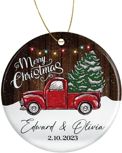 Miniatura 16 de Personalized Christmas Ornament Weddding 2023 Christmas Ornaments Customized Decor Gifts Friendship Add a Touch of Love to Your Christmas