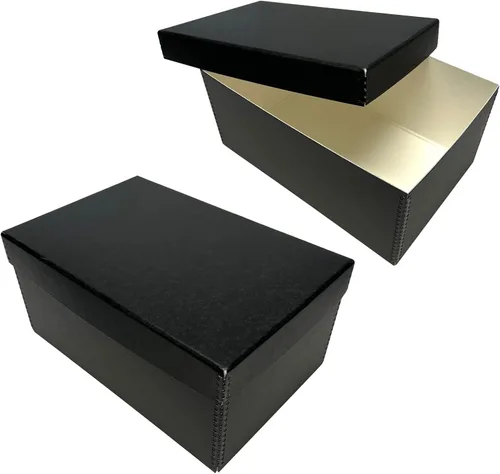 Miniatura 9 de Lineco Caja de almacenamiento de fotos de archivo, con capacidad para hasta 1100 imágenes de 5 x 7, contenedor de fotografías de 4 x 6 con tapa