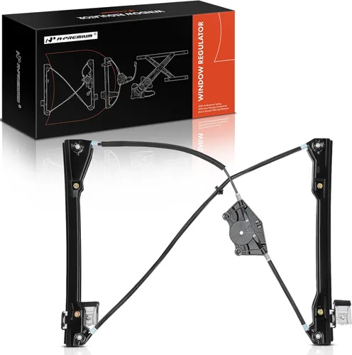 A-Premium Regulador de Elevalunas Eléctrico Sin Motor Compatible con Volkswagen Beetle 1998-2010 Hatchback Delantero Izquierdo Lado del Conductor
