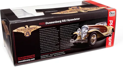 Miniatura 9 de Auto World 1935 Duesenberg SSJ Speedster Escala 1:18 Diecast