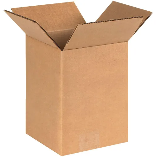 Box USA Caja de cartón corrugado 558 de 5 pulgadas de largo x 5 pulgadas de ancho x 8 pulgadas de alto, kraft, para envío, embalaje y mudanza