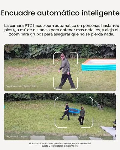 Miniatura 5 de eufy Security eufyCam S4 kit de 2 cámaras, cámara de seguridad solar inalámbrica para exterior, cámara Bullet-PTZ de triple lente, 4K UHD