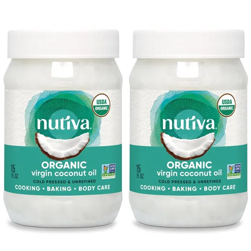 Miniatura 7 de Nutiva, Aceite de coco orgánico, 29 fl oz