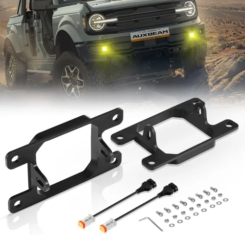 Miniatura 26 de Auxbeam Color Play Series - Luces LED Pod DRL Ámbar de 3" 100W Combo Spot Flood de Doble Color Señal de Giro Lámpara de Conducción Antiniebla Cubo