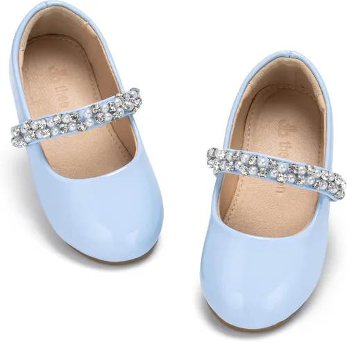 Miniatura 21 de Zapatos THEE BRON de vestir, planos, de ballet, Mary Jane, para niña pequeña