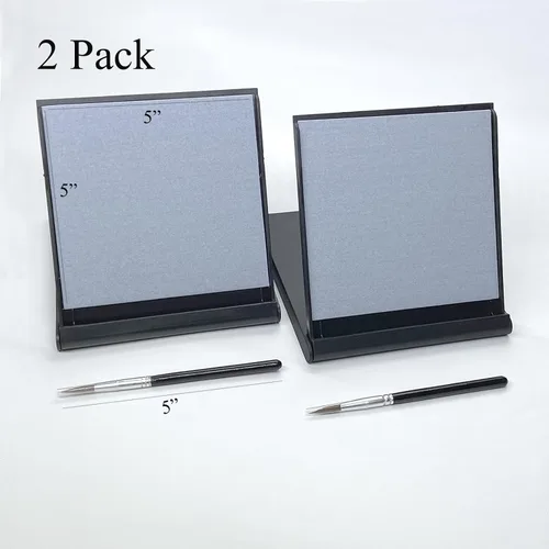 Miniatura 2 de Juego de 2 tablas de dibujo de agua, mini tablero de dibujo de meditación de Buda Zen, pintura con agua para relajación, tamaño pequeño de viaje