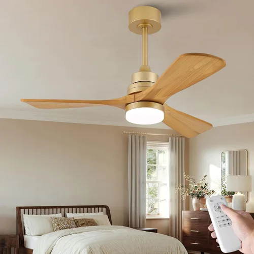 Miniatura 14 de Ventiladores de techo negros de 42 pulgadas con luces y control remoto, luz LED regulable, motor de CC silencioso reversible, función de memoria