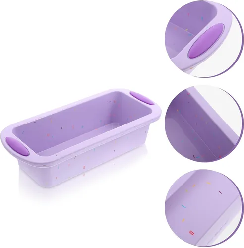 Miniatura 3 de Reusable Silicone Loaf Mold Non-Stick Bread Pan for Baking Bread, Brownies, and Cakes, Suitable for Home and Bakery Use