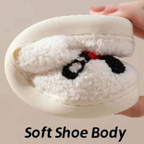 Miniatura 3 de LEZIRTOI Bad Cute Bunny Slippers For Women Men Couple Casual Shoes Cartoon Plush Indoor Outdoor Slipper Winter Love Pattern Slippers House Slippers