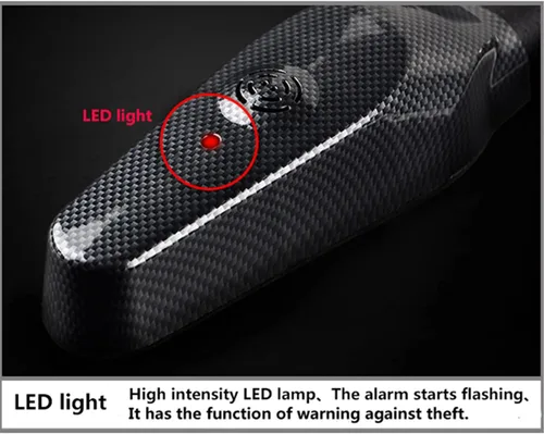 Miniatura 3 de Bloqueo de Volante Amorin con Alarma y Luz, Productos de Seguridad para Coche Dispositivo Antirrobo, Barra Antirrobo para Coche SUV de Alta
