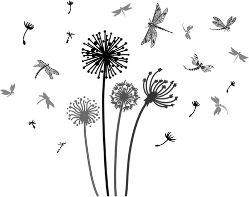 Miniatura 8 de SUPERDANT Calcomanías de pared de hadas de mariposa negra, elfos, estrellas, luna, interruptor de decoración, pegatina de despegar y pegar