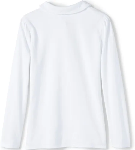 Miniatura 2 de Lands' End Polo de manga larga con cuello Peter Pan para niñas