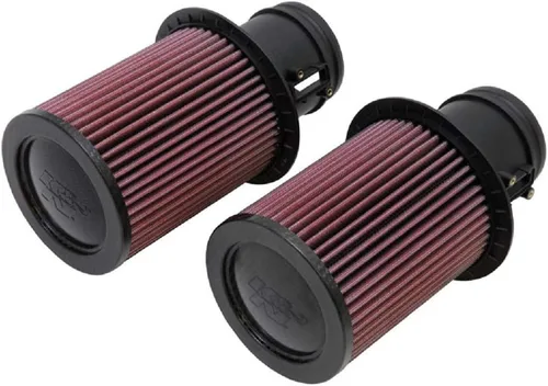 K&N Filtro de aire de motor original de alto flujo: aumenta la potencia y la aceleración, lavable, premium, filtro de aire de repuesto para
