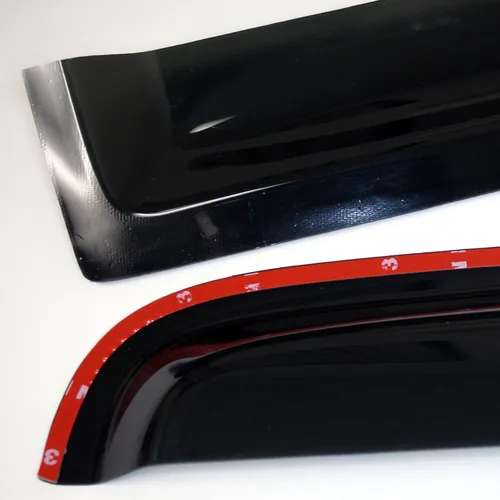 Miniatura 7 de Protectores de lluvia para ventana de automóvil compatibles con Honda Civic Coupe 2006-2011 Tape-On Protectores de lluvia Deflectores de ventana