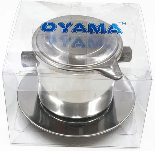 Miniatura 3 de Filtro de café vietnamita Filtro de café de prensa francesa Café de goteo tradicional reutilizable Inox Phin filtro taza de acero inoxidable