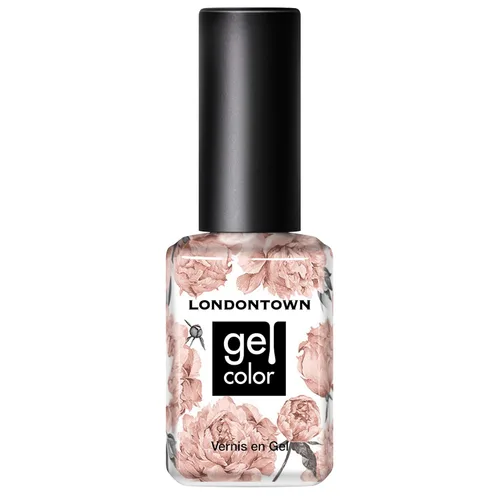 LONDONTOWN UV/LED Gel Nail Polish - Long Lasting, Chip Resistant High Shine Color - Glossy Shimmery Natural Beige Brown, 12ml/.40fl oz