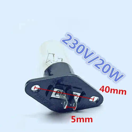Miniatura 2 de Bombilla universal de repuesto de 20 W Microondas Horno Refrigerador Bombilla para Haier para Galanz para Panasonic Frigorífico Horno Piezas