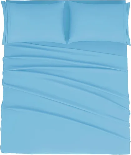 Miniatura 51 de Mejoroom Juego de sábanas de tamaño King – Sábanas y fundas de almohada de ropa de cama 1800 de lujo para hoteles – Sábana bajera con bolsillo