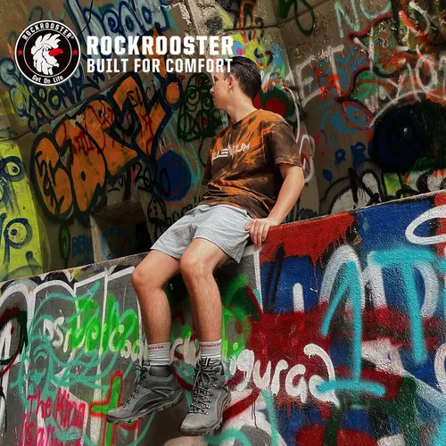 Miniatura 9 de ROCKROOSTER COOLMAX - Calcetines deportivos con control de humedad, duraderos y transpirables (paquete de 9)