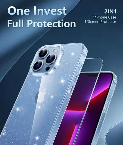 Miniatura 622 de FNTCASE Funda para iPhone 13 Pro-Max: Fundas magnéticas transparentes compatibles con Magsafe Slim anti amarillamiento protección contra caídas