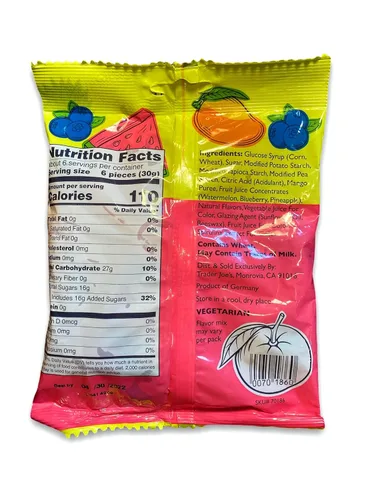 Miniatura 2 de Caramelos de gomita afrutados (2 paquetes)