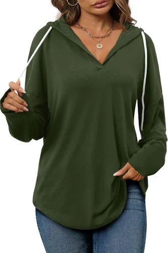 Miniatura 2 de Sudaderas con capucha de moda de otoño para mujer, sudaderas largas de manga larga, tendencia ahora 2023