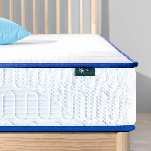 Miniatura 3 de ZINUS Colchón esencial de resortes interiores de 10 pulgadas, colchón para niños, sensación de firmeza media, espumas certificadas CertiPUR-US