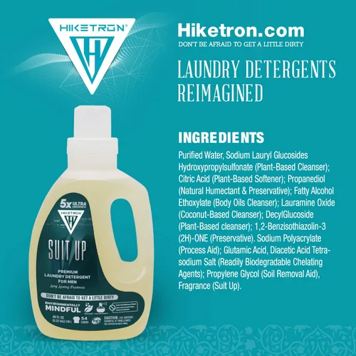 Miniatura 5 de Hiketron 5X Ultra Concentrado Detergente líquido perfumado de larga duración Elimina manchas difíciles Apto para máquina Fresco delicado