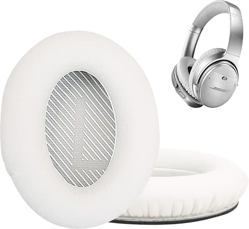 Miniatura 12 de Almohadillas para los oídos para Bose QuietComfort 45 QC45 QC35 ii QC35, cojines de cuero de piel de cordero para auriculares profesionales, QC45