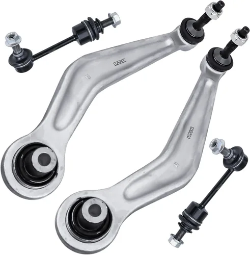 Miniatura 146 de Detroit Axle - Brazos de control superiores traseros para Chrysler 300 Dodge Challenger Charger Magnum, reemplazo del conjunto de brazos de control