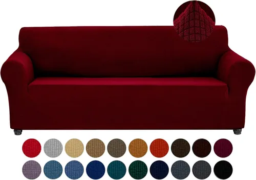 Miniatura 39 de Joccun Funda Elástica para Silla Sofá, Funda de Sofá de 1 Pieza Tela Jacquard de Spandex con Parte Inferior Elástica, Protector de Muebles Lavable