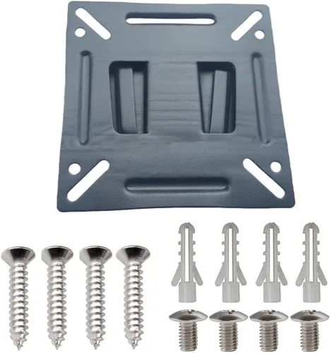 Soporte de pared para monitor para la mayoría de televisores de 14 a 24 pulgadas, universal, de perfil bajo, soporte de pared VESA de hasta 3.937 x