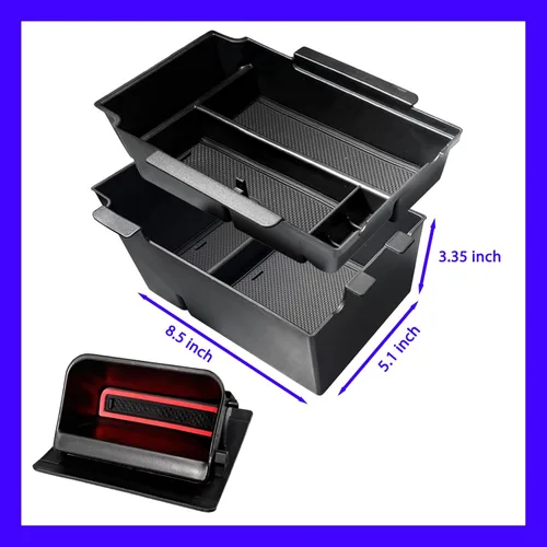 Miniatura 7 de Paquete de 2 Organizador de Consola Central Crosstrek 2025 y Contenedor de Monedas para Caja de Fusibles Bandeja de Almacenamiento para 2024 2025
