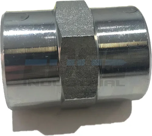 Miniatura 4 de Acoplador reductor de acero 1/2" FNPT x 3/8" FNPT hembra NPT HIDRUALIC/combustible/aire/agua/aceite/gas/WOG (cantidad 10)