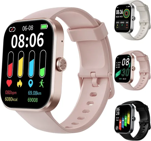 Miniatura 8 de KOOOGEAR Relojes inteligentes para hombres y mujeres (respuesta/hacer llamadas), reloj de fitness HD de 1.91 pulgadas con más de 110 rastreadores