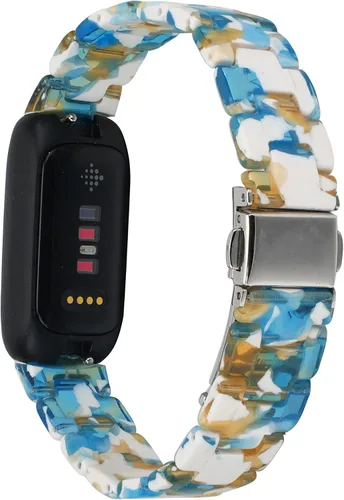 Miniatura 2 de Correa compatible con Fitbit Inspire 3 para mujeres, correa de reloj de resina de repuesto ajustable para Fitbit Inspire 3