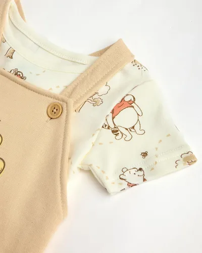 Miniatura 24 de Disney Conjunto de pantalones cortos para bebé, 2 piezas de Spiderman Mickey Mouse Cars Winnie the Pooh, conjunto corto de camisa corta (0-3M-24M)