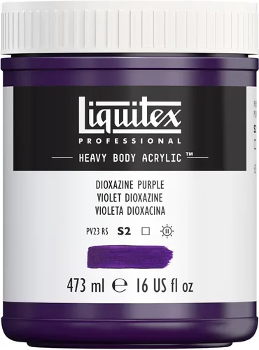 Miniatura 110 de Liquitex Pintura Acrílica Profesional de Cuerpo Pesado, Tubo de 2 oz (59ml), Rojo Fluorescente
