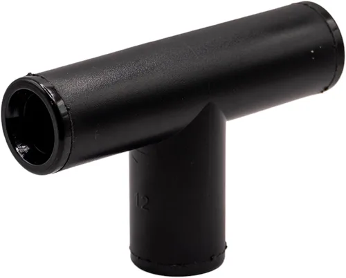 DIG Paquete de 15 | ½ camiseta de compresión | Se adapta a tubos de riego por goteo de polietileno de 0.700 OD | Conector de 3 vías para sistemas de