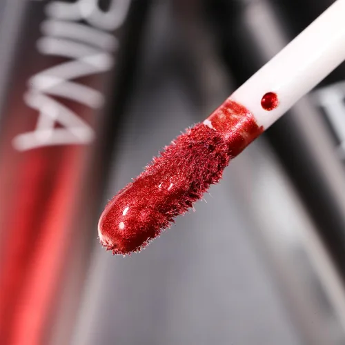 Miniatura 7 de Sombra de ojos metálica líquida roja, delineador de ojos brillante, brillo de alto pigmento, secado rápido, impermeable, de larga duración