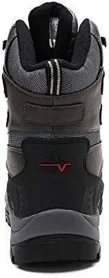 Miniatura 5 de NORTIV 8 - Botas de esquí de invierno con suela de goma para hombre, con aislamiento impermeable