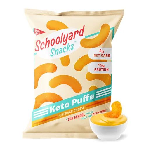Miniatura 9 de Schoolyard Keto (Fiery Hot) Protein Puffs - Bajo en carbohidratos, bajo en azúcar, 14g de proteína, sin gluten, aperitivo alto en proteínas