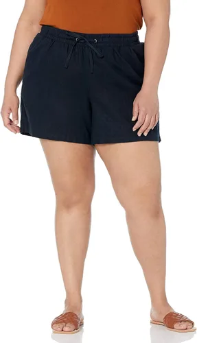 Miniatura 5 de Tienda Essentials Pantalón corto de lino con cordón de 5 pulgadas