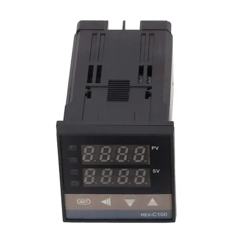Miniatura 5 de 0 a 752.0 °F PID controlador de temperatura digital termostato kit REX-C100FK02-V* DN termopar termostato AC110V-240V Max25A SSR K termopar sensor