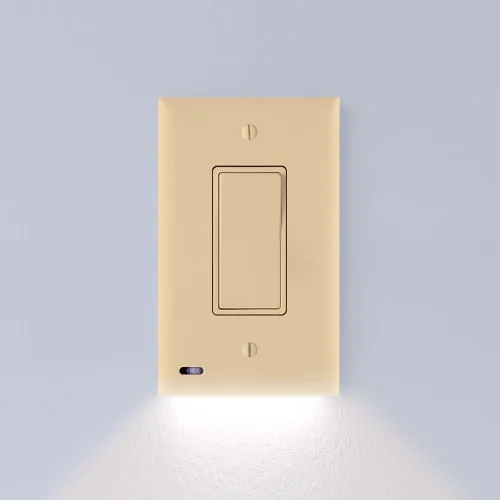 Miniatura 11 de 2 unidades - SnapPower SwitchLight - Luz nocturna LED - Para interruptores de luz unipolares - Tapa de interruptor con luces nocturnas LED - Ajuste