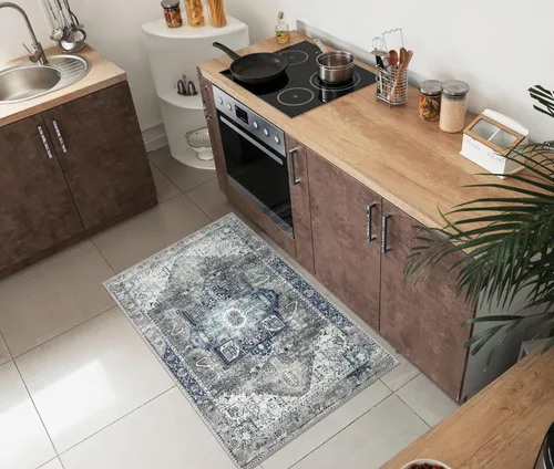 Miniatura 101 de Keen Home Design Alfombra de entrada de 2 x 3 pies, lavable a máquina con parte trasera antideslizante, ideal para entrada, cocina, baño, Multi