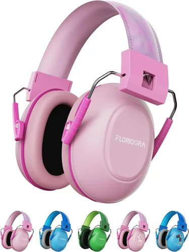 Miniatura 10 de Paquete de 2 auriculares con cancelación de ruido para niños, protección auditiva de 28 dB SNR orejeras con reducción de ruido para niños/niños