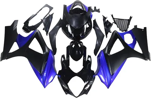 Miniatura 237 de Kit de carenado de inyección azul, negro y blanco para Suzuki GSXR600 GSX750 2006 2007 GSXR 600 GSX-R750 06 07 ABS Carenado de plástico completo
