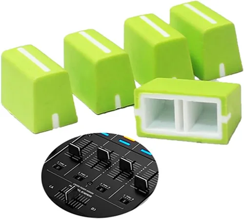 Miniatura 7 de 5 piezas Perillas de Atenuador Universales de Repuesto Tapa de Atenuador Deslizador para Controlador de DJ Mezclador Consola Pioneer Pioneer