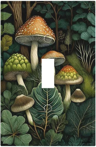 Miniatura 145 de Decorativo Arte Interruptor de Luz Cubiertas de Pintura al óleo Estilo Flores Placa de Pared de Interruptor de Interruptor Decorativo Placa
